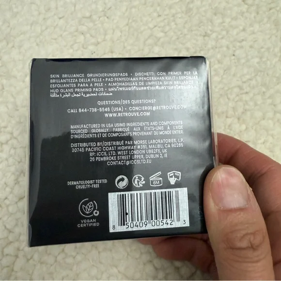 RETROUVE SKIN BRILLIANCE PRIMING PADS BRAND NEW